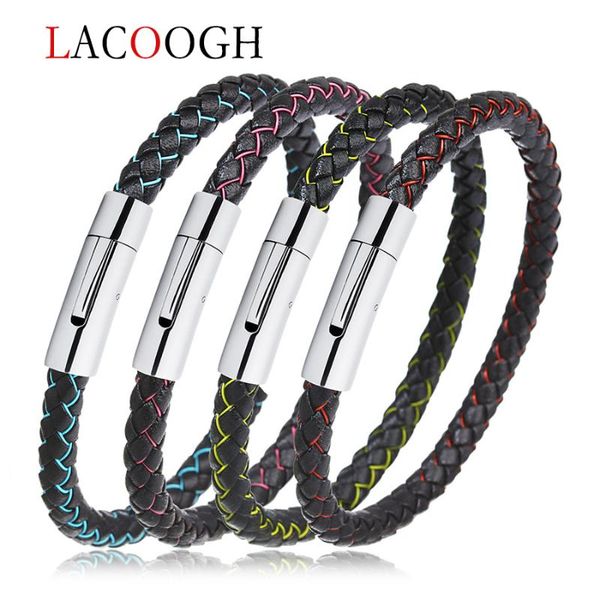 charm bracelets lacoogh genuine leather bracelet for men women vintage stainless steel wire male bangles jewelry, Golden;silver
charm bracelets lacoogh genuine leather bracelet for men women vintage stainless steel wire male bangles jewelry, Golden;silver