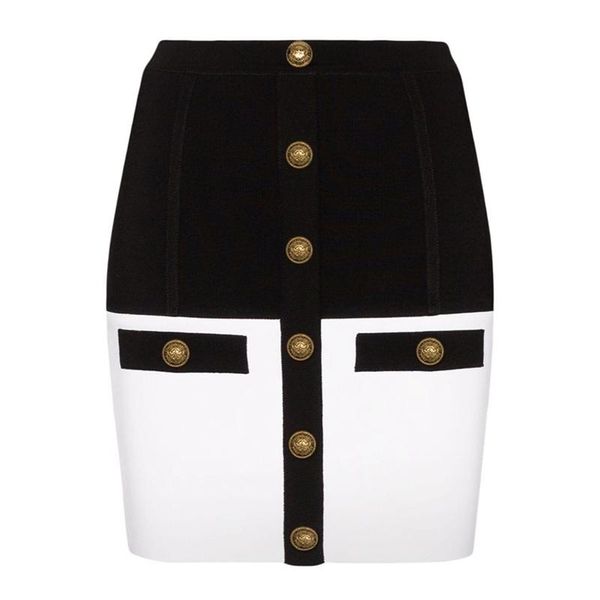 skirts street est high 2021 designer skirt women's color block lion buttons mini, Black
skirts street est high 2021 designer skirt women's color block lion buttons mini, Black