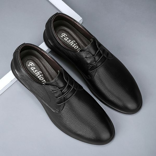 leather men's busins drs shoes british fashion low driving small casual large, Black
leather men's busins drs shoes british fashion low driving small casual large, Black