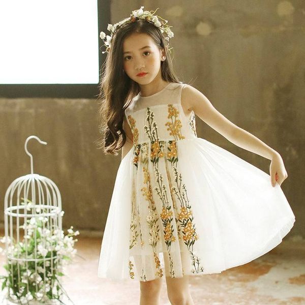 girl's dresses summer baby korean embroidery flower princess yarn sun children clothes e7408 1g4n, Red;yellow
girl's dresses summer baby korean embroidery flower princess yarn sun children clothes e7408 1g4n, Red;yellow