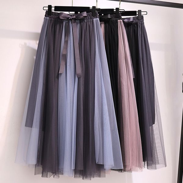 skirts korean women's large skirt, matching mesh loose, high waist, fashion, 4xl, 45 / 100 kg, spring and summer, Black
skirts korean women's large skirt, matching mesh loose, high waist, fashion, 4xl, 45 / 100 kg, spring and summer, Black