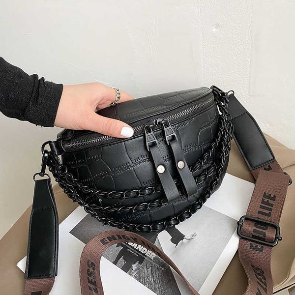 luxury women's fanny pack retro waist bag thick chain shoulder crossbody chest bag lady belt bag designer brand handbag 210719
luxury women's fanny pack retro waist bag thick chain shoulder crossbody chest bag lady belt bag designer brand handbag 210719