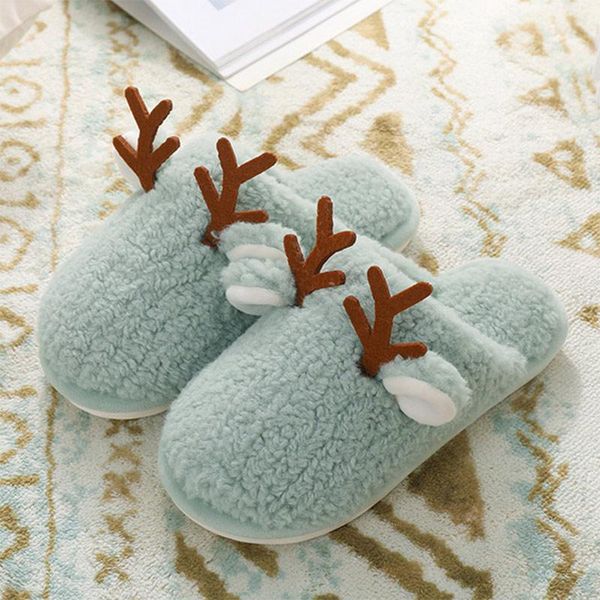 women winter slippers house ladies warm shoes couple female footwear plush shoe christmas antlers cute home slipper, Black
women winter slippers house ladies warm shoes couple female footwear plush shoe christmas antlers cute home slipper, Black