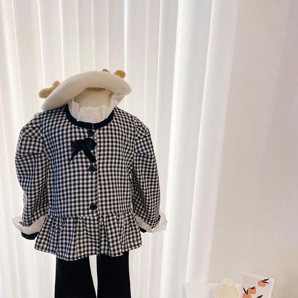 jackets sweet girls kids plaided coat spring autumn long sleeve children baby fashion outwear cardigan casaco s13017, Blue;gray
jackets sweet girls kids plaided coat spring autumn long sleeve children baby fashion outwear cardigan casaco s13017, Blue;gray