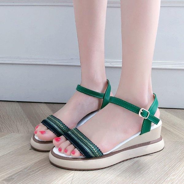 sandals platform women nice summer chunky high heels female wedges shoes for fish toe green white 5cm sandalia feminina, Black
sandals platform women nice summer chunky high heels female wedges shoes for fish toe green white 5cm sandalia feminina, Black