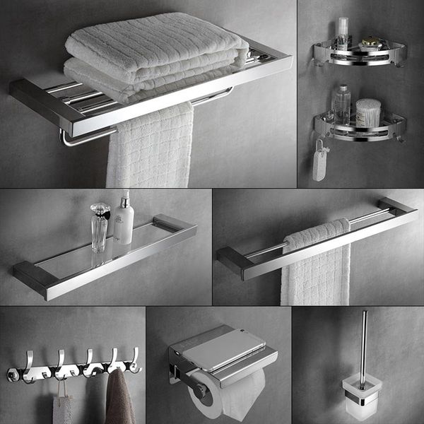 bath accessory set 304 stainless steel bathroom accessories wall mount towel rack, hardware hanging rack toilet shelf
bath accessory set 304 stainless steel bathroom accessories wall mount towel rack, hardware hanging rack toilet shelf