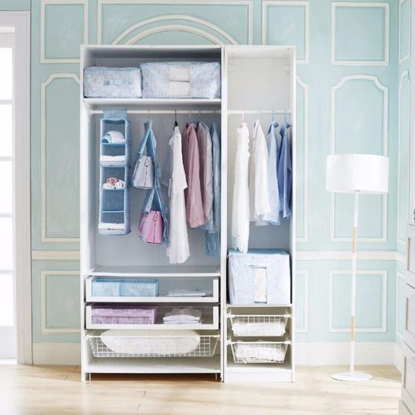 oxford cloth five layers hanging bags washable foldable wardrobe closet storage organizer bag (blue) boxes & bins
oxford cloth five layers hanging bags washable foldable wardrobe closet storage organizer bag (blue) boxes & bins