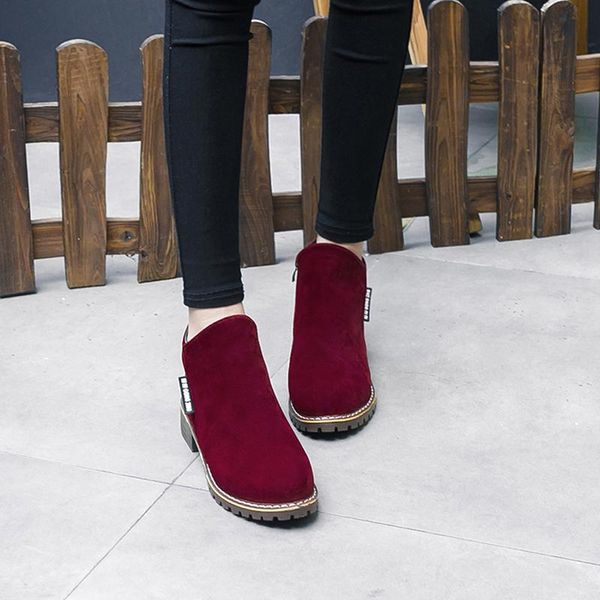 women boots suede autumn winter warm plush fur shoes woman feminina female motorcycle ankle solid botas mujer, Black
women boots suede autumn winter warm plush fur shoes woman feminina female motorcycle ankle solid botas mujer, Black