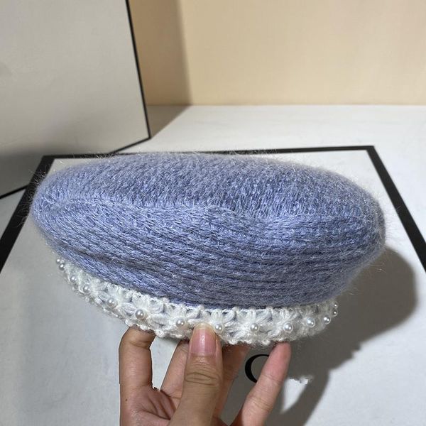 berets 202109-shi autumn winter pearl lace ribbon knitted fabric lady beret hat women leisure painter, Blue;gray
berets 202109-shi autumn winter pearl lace ribbon knitted fabric lady beret hat women leisure painter, Blue;gray