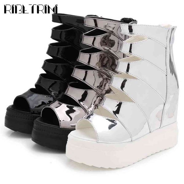 sandals fashion girl height increasing gladiator shoes metallic platform women summer high sandals, Black
sandals fashion girl height increasing gladiator shoes metallic platform women summer high sandals, Black
