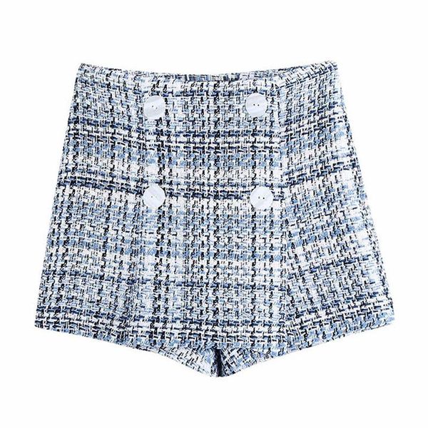 women's shorts onebling 2021 summer autumn women casual plaid female skorts double breasted high waist woolen checked straight, White;black
women's shorts onebling 2021 summer autumn women casual plaid female skorts double breasted high waist woolen checked straight, White;black