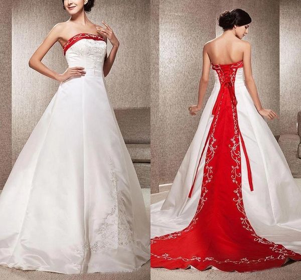 vintage satin a line wedding gowns elegant 2021 embroidery lace beaded plus size boho garden bridal dress corset back vestidos de novia al80, White
vintage satin a line wedding gowns elegant 2021 embroidery lace beaded plus size boho garden bridal dress corset back vestidos de novia al80, White