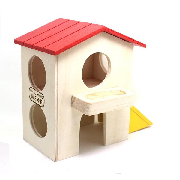 small animal supplies double-storey wooden hamster house nest sleeping castle with feeder trough ladder pet hideout hut toy supplie
small animal supplies double-storey wooden hamster house nest sleeping castle with feeder trough ladder pet hideout hut toy supplie