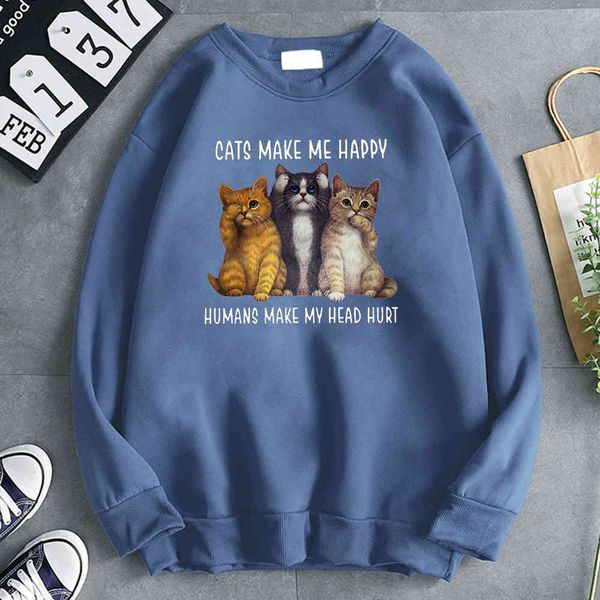 men's cat print hoodie, loose pocket sweater, anime punk style, vintage cloth, autumn novelty, Black
men's cat print hoodie, loose pocket sweater, anime punk style, vintage cloth, autumn novelty, Black