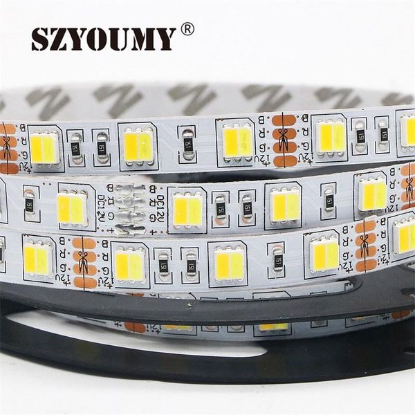 strips szyoumy 5m 12v cct led strip color temperature adjustable dual white non waterproof flexible tape 100 meters = 20 rolls 
strips szyoumy 5m 12v cct led strip color temperature adjustable dual white non waterproof flexible tape 100 meters = 20 rolls