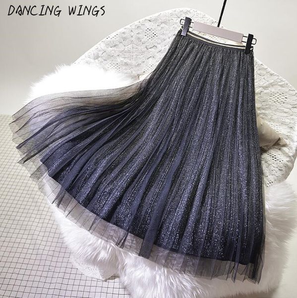 skirts 5 colors mesh long tulle women spring summer elegant maxi pleated jupe femme elastic high waist faldas hsbg, Black
skirts 5 colors mesh long tulle women spring summer elegant maxi pleated jupe femme elastic high waist faldas hsbg, Black
