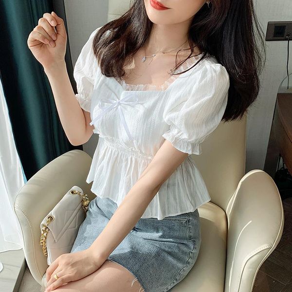 women's blouses & shirts 2021 summer french style puff sleeve white women square collar lace patchwork shirt blouse ladies elegant
women's blouses & shirts 2021 summer french style puff sleeve white women square collar lace patchwork shirt blouse ladies elegant