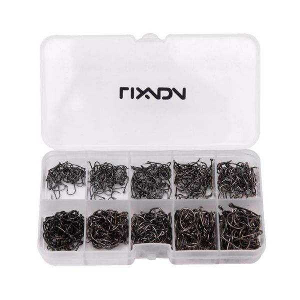 lixada 600/500 pcs fishing hook jig hooks with hole tackle box 3# -12# 10 sizes carbon steel fish for pesca
lixada 600/500 pcs fishing hook jig hooks with hole tackle box 3# -12# 10 sizes carbon steel fish for pesca
