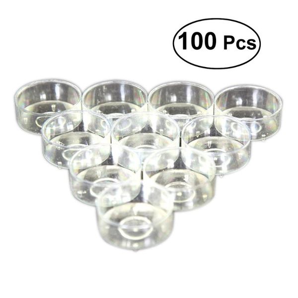 candle holders 100 pcs holder clear cup for temple supplies