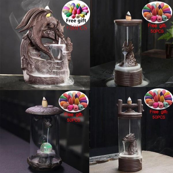 20cones chinese dragon incense burner ceramic waterfall led light cones holder aroma censer with acrylic windproof cover fragrance lamps
20cones chinese dragon incense burner ceramic waterfall led light cones holder aroma censer with acrylic windproof cover fragrance lamps