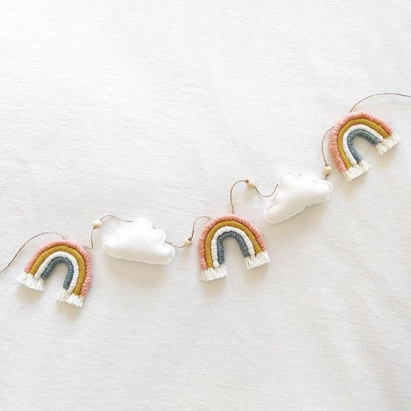 decorative objects & figurines handmade woven rainbow cartoon cotton rope decoration kids baby room wall hanging ornaments with tassels home
decorative objects & figurines handmade woven rainbow cartoon cotton rope decoration kids baby room wall hanging ornaments with tassels home