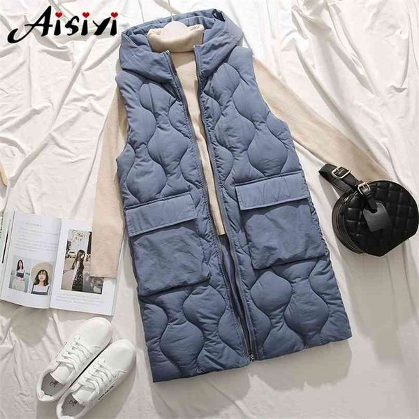 autumn and winter long paragraph over the knee hooded cotton vest female slim sleeveless down womens vests outerwear 210819, Black;white
autumn and winter long paragraph over the knee hooded cotton vest female slim sleeveless down womens vests outerwear 210819, Black;white