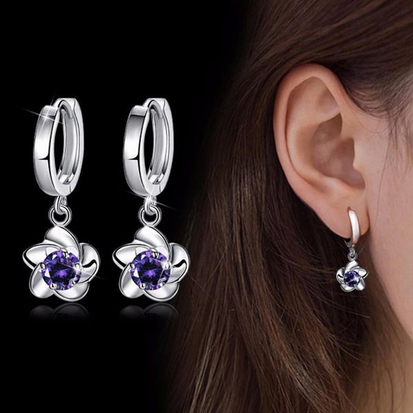 dangle & chandelier simple plum blossom earrings peony shape rhinestone women's fashion exquisite ear jewelry, Silver
dangle & chandelier simple plum blossom earrings peony shape rhinestone women's fashion exquisite ear jewelry, Silver
