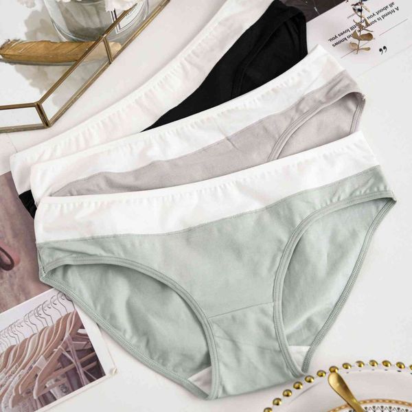 summer morandi color series all cotton crotch low waist girls' briefs fashion matching women's underwear, Black;white
summer morandi color series all cotton crotch low waist girls' briefs fashion matching women's underwear, Black;white