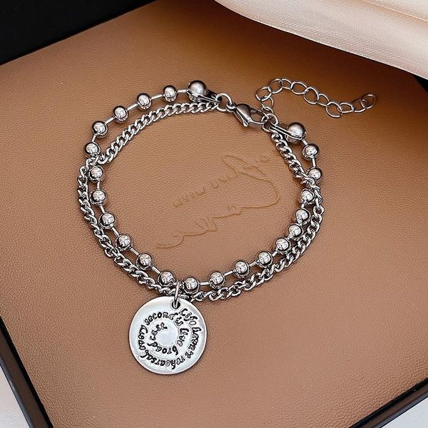 charm bracelets 2021 beautiful lovers women titanium steel pearl chain bracelet woman fashion jewelry gifts, Golden;silver
charm bracelets 2021 beautiful lovers women titanium steel pearl chain bracelet woman fashion jewelry gifts, Golden;silver