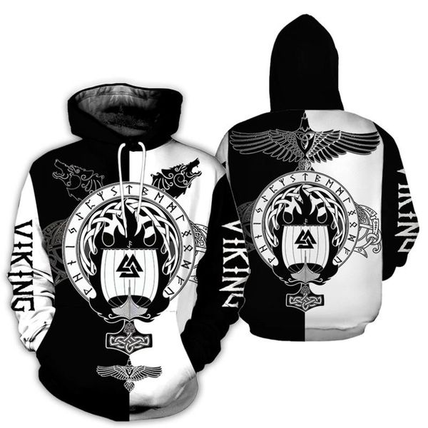 men's hoodies & sweatshirts 2021 fashion hoodie 3d full print viking tattoo hooded sweatshirt casual street clothing 188, Black
men's hoodies & sweatshirts 2021 fashion hoodie 3d full print viking tattoo hooded sweatshirt casual street clothing 188, Black