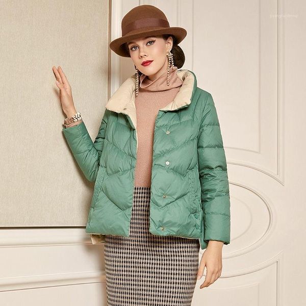 white duck down jacket 2021 autumn winter women light female long sleeve stand collar short coat parka ladies outwear women's & parkas, Black
white duck down jacket 2021 autumn winter women light female long sleeve stand collar short coat parka ladies outwear women's & parkas, Black