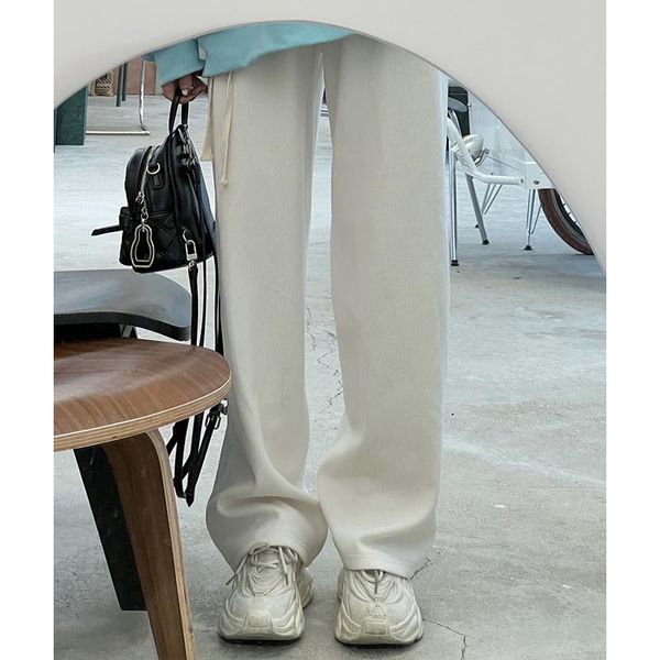 women's pants & capris white 2021 autumn winter versatile age reducing wide leg loose straight elastic knitted casual, Black;white
women's pants & capris white 2021 autumn winter versatile age reducing wide leg loose straight elastic knitted casual, Black;white
