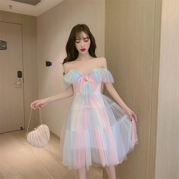 rainbow fairy women elegant sweet party female casual patchwork lace chiffon kawaii dress summer, Black;gray
rainbow fairy women elegant sweet party female casual patchwork lace chiffon kawaii dress summer, Black;gray
