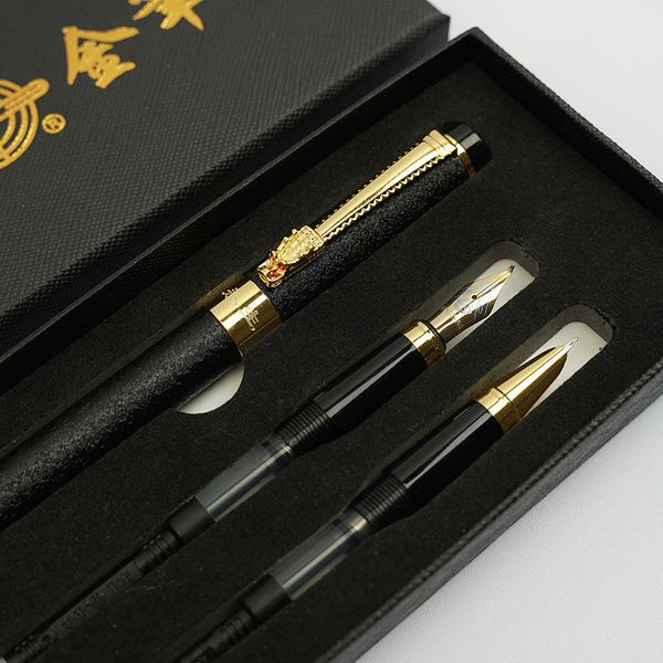 fountain pen yongshenglongtou three piece gift box can be used for students to practice calligraphy and business signing
fountain pen yongshenglongtou three piece gift box can be used for students to practice calligraphy and business signing