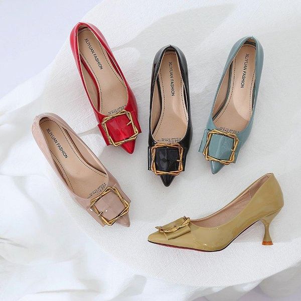 fine heeled shoes pointed pumps 2021 slip on lace-up work dress professional stiletto beige toe latest casual straps sli, Black
fine heeled shoes pointed pumps 2021 slip on lace-up work dress professional stiletto beige toe latest casual straps sli, Black