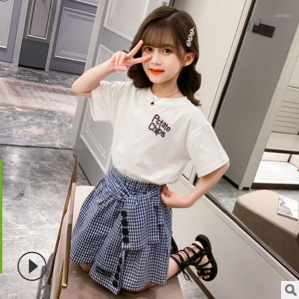kids clothes sets spring and summer 2021 girls t shirt cute skirt clothing set children 2 colors piece size4-14 ly137, White
kids clothes sets spring and summer 2021 girls t shirt cute skirt clothing set children 2 colors piece size4-14 ly137, White