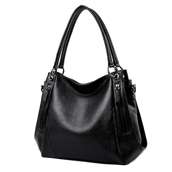 quality black women handbag female shoulder large capacity good genuine cow leather casual totes bag big ladies bucket bags lj210203
quality black women handbag female shoulder large capacity good genuine cow leather casual totes bag big ladies bucket bags lj210203
