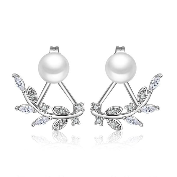 6mm/piece leaves pretty wedding earrings stud natural freshwater pearl earring female sterling silver jewelry women anniversary gift, Golden;silver
6mm/piece leaves pretty wedding earrings stud natural freshwater pearl earring female sterling silver jewelry women anniversary gift, Golden;silver