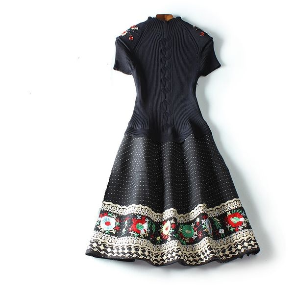 dresses one piece spring fashion long sweater women knitted patchwork short sleeve casual vintage slim fitted, Black;gray
dresses one piece spring fashion long sweater women knitted patchwork short sleeve casual vintage slim fitted, Black;gray