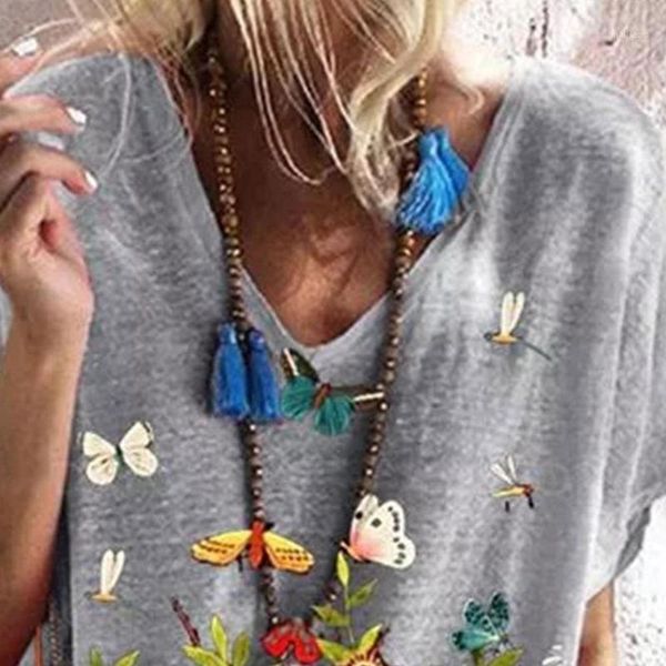 fashion summer floral printed women's short sleeve loose t female t-shirts t-shirt v-neck shirt mujer casual camisetas d0q1, White
fashion summer floral printed women's short sleeve loose t female t-shirts t-shirt v-neck shirt mujer casual camisetas d0q1, White