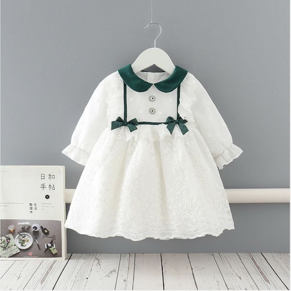 girl's dresses wholesale spring summer girls es long sleeve green bow princess baby collar kids clothes e9116 l23o, Red;yellow
girl's dresses wholesale spring summer girls es long sleeve green bow princess baby collar kids clothes e9116 l23o, Red;yellow