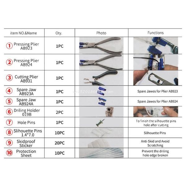 sunglasses frames professional eyeglasses plier set with storage box rimless disassembly glasses optical tools kit dropship, Silver
sunglasses frames professional eyeglasses plier set with storage box rimless disassembly glasses optical tools kit dropship, Silver