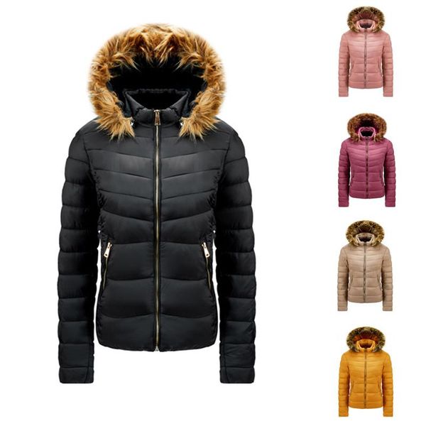 women's jackets 2021 women slim hooded down fashion zipper cotton jacket style large collar windbreaker coat chaquet, Black;brown
women's jackets 2021 women slim hooded down fashion zipper cotton jacket style large collar windbreaker coat chaquet, Black;brown