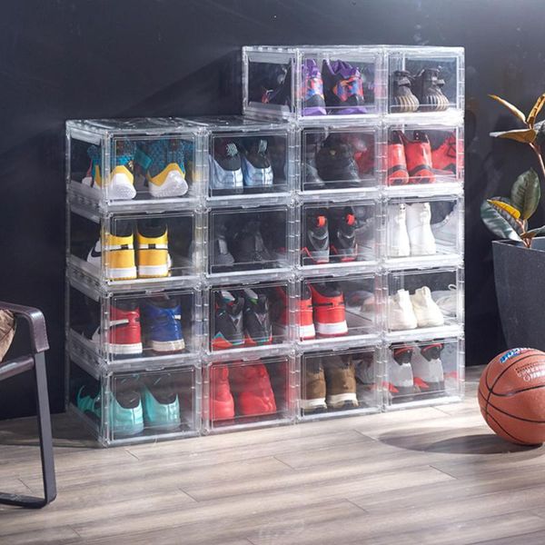 1pc transparent sneaker case shoe storage box display cabinet clamshell pattern dustproof organizer clothing & wardrobe
1pc transparent sneaker case shoe storage box display cabinet clamshell pattern dustproof organizer clothing & wardrobe