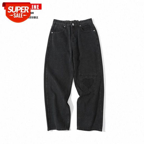 tkpa retro washed and old straight jeans men's street loose casual all-match trousers #200o, Blue
tkpa retro washed and old straight jeans men's street loose casual all-match trousers #200o, Blue