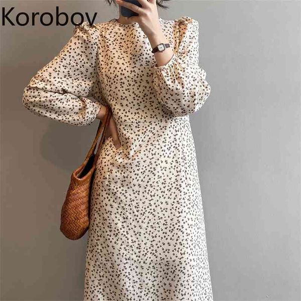 korobov korean puff sleeve flower print dress women new chic o neck long sleeve high waist dresses spring summer 210430, Black;gray
korobov korean puff sleeve flower print dress women new chic o neck long sleeve high waist dresses spring summer 210430, Black;gray
