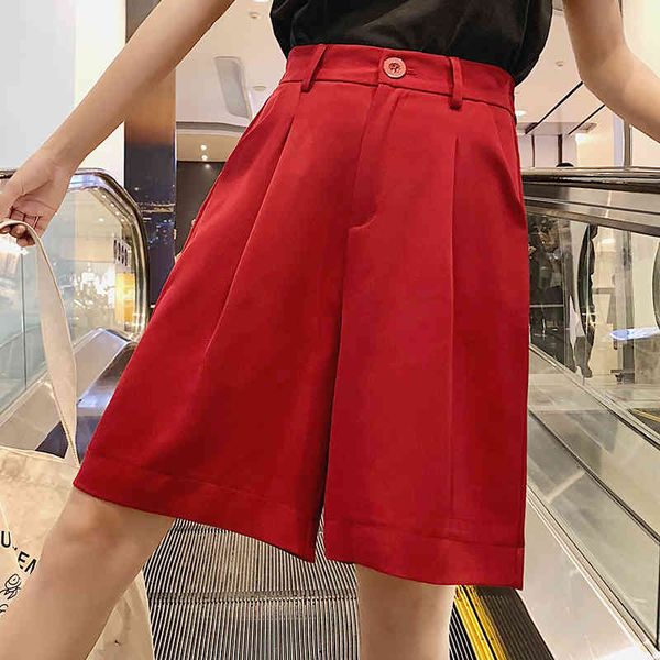 new wide leg shorts women's summer loose high waist five-point trouser straight casual mom's shorts plus size black short female 2, White;black
new wide leg shorts women's summer loose high waist five-point trouser straight casual mom's shorts plus size black short female 2, White;black