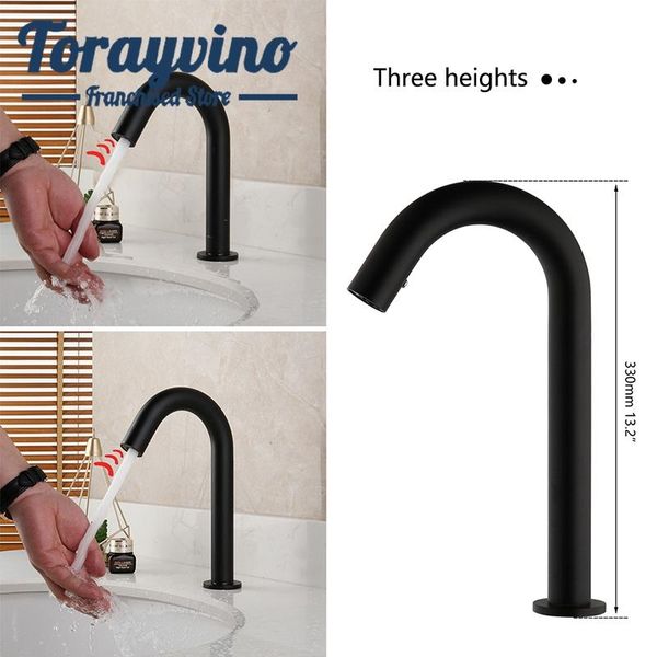 bathroom sink faucets torayvino basin water tap sensor brass faucet black cold tall and short induction
bathroom sink faucets torayvino basin water tap sensor brass faucet black cold tall and short induction