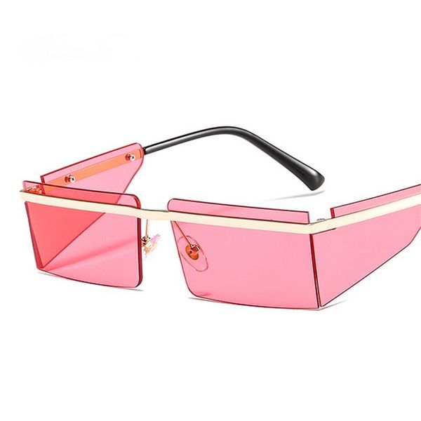 sunglasses fashion small rectangle women designer vintage rimless clear candy colors lens eyewear female sun glasses, White;black
sunglasses fashion small rectangle women designer vintage rimless clear candy colors lens eyewear female sun glasses, White;black