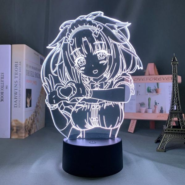night lights anime nekopara cinnamon led light for bedroom decoration birthday gift nightlight mange waifu table 3d lamp
night lights anime nekopara cinnamon led light for bedroom decoration birthday gift nightlight mange waifu table 3d lamp